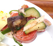 プリプリ小海老とたっぷり夏野菜のイタリアンマリネ